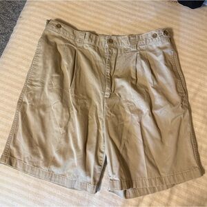 Men’s Cherokee Tan Khaki Shorts Size 34 100% Cotton
